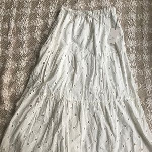 NWT: A New Day, Cream Maxi Skirt, Size S